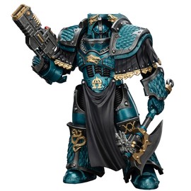 Toyverse JOYTOY 1/18 Action Figure Warhammer The Horus Heresy, Alpha Legion Lernaean Terminator with Volkite Charger, Movable Joints Character Model