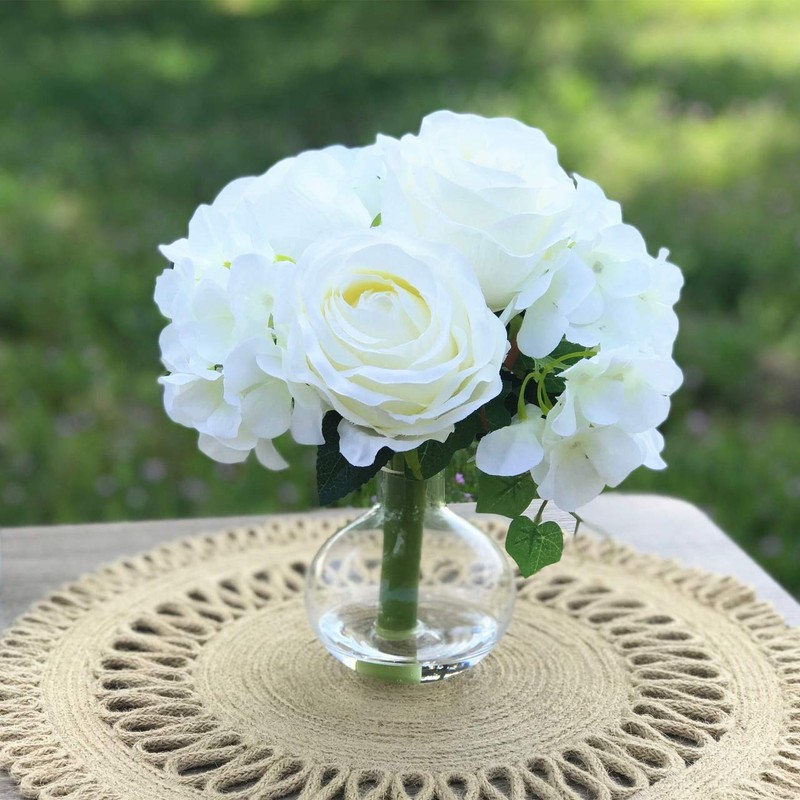 WGVI WGV AZ_VBD0104_CL Round Glass Bud Vase with Glass Cleaning