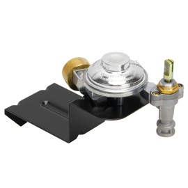 80477 Valve Regulator for Weber Q100 Q120 Series Gas Grills, Replacement Parts for Weber 386001 386002 516002 53060001 Grill Valve Regulator Assembly Black