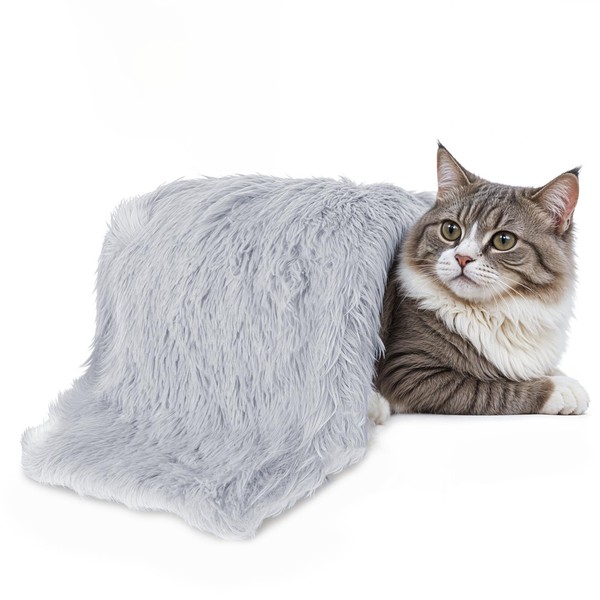 ElevateTech Soothing Cuddly Blanket for Pets, Fluffy Blanket for Dogs
