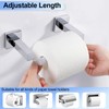 Rindion 4 Pack Toilet Paper Holder Spring Rod, White Toilet