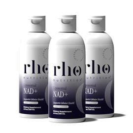 Rho Nutrition Liposomal NAD+ – Liquid Supplement Designed to Help Support Absorption – Active Form of NAD+ Helps Support Normal Cellular Health, Healt
