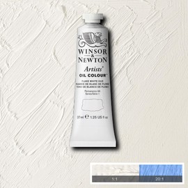 Winsor & Newton Artists' Oil Paint, Flake White Hue, 37ml Tube