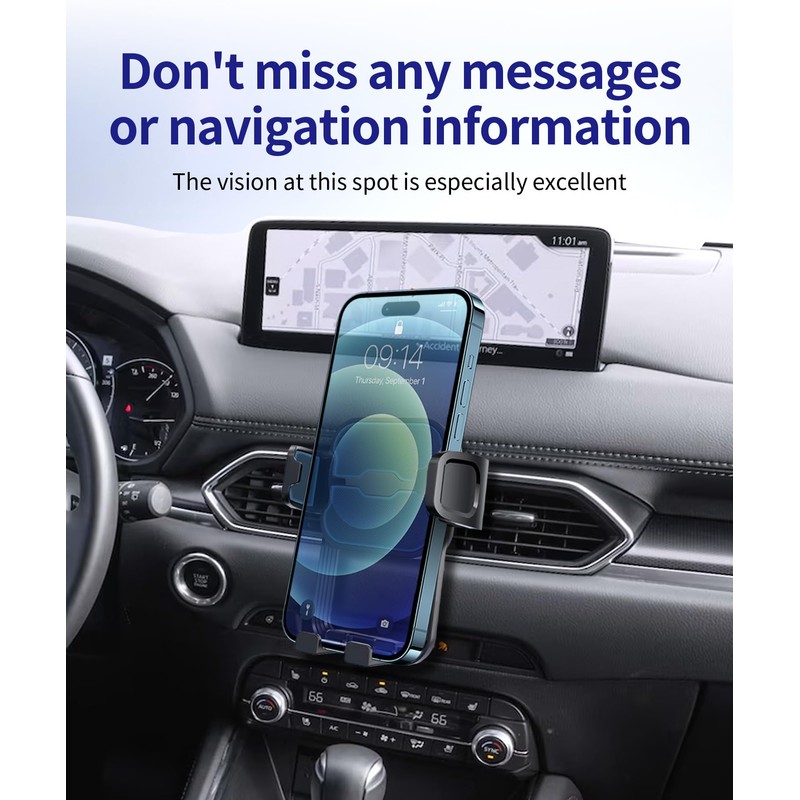 Masergogo Car Phone Holder for 2017-2025 Mazda CX-5 Auto Accessories