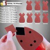 70Pcs Black Decker Mouse Sander Pads, Mouse Palm Detail Pads