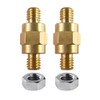 3/8"-16 Brass Stud Side Post Battery Terminal Bolt, Ampper Standard