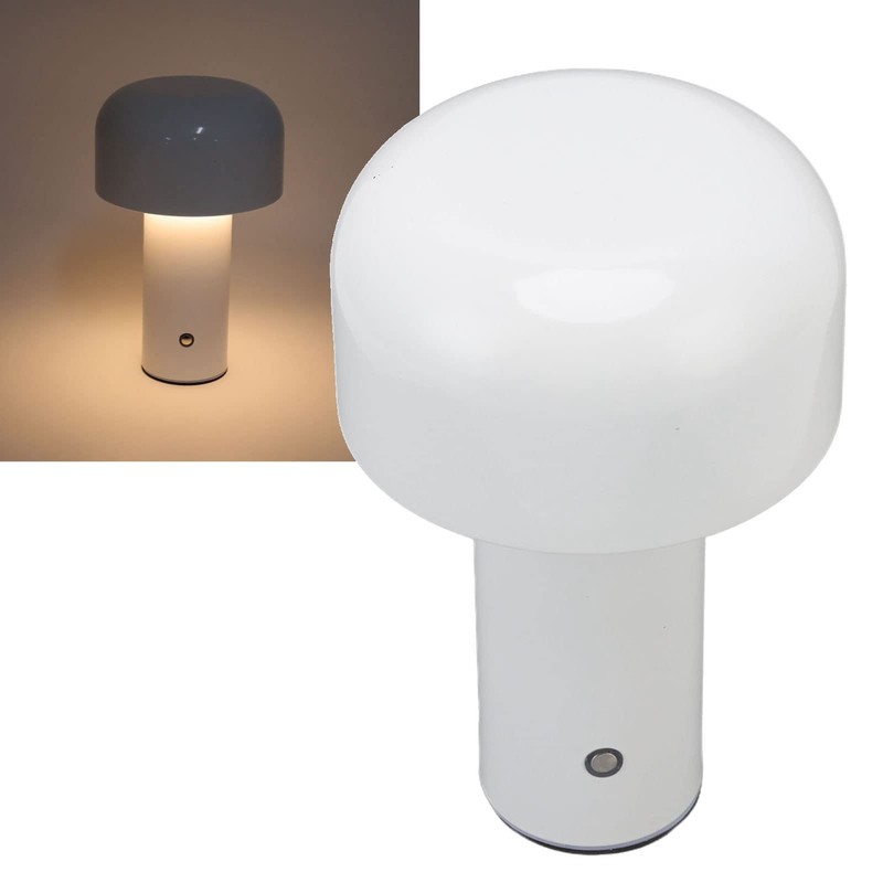 Jeanoko USB Mushroom Light Touch Control Desk Lamp Mini Night