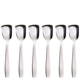 GRÄWE Königstein Ice Cream Spoons Set of 6 Short Stainless Steel