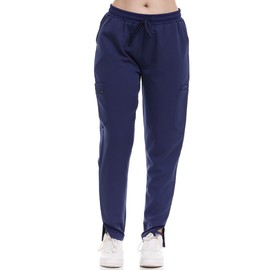 Minty Mint Uniforme médico FlexTex de tela elástica en 4 direcciones para mujer, marino, L