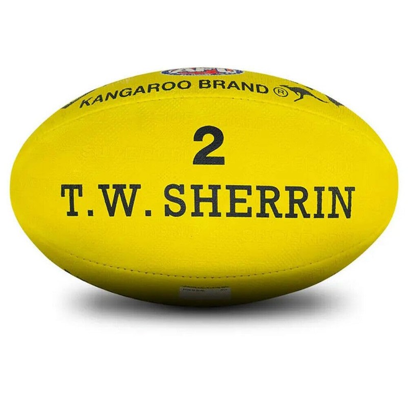 Sherrin KB All Surface Training Football, Yellow, Size 2