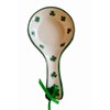 Whimsical Cupboard Irish St Patrick's Pattern Shamrock Ceramic Spoon Rest