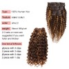 Highlight P4/27 Kinky Curly Clip Ins 20 Inch 110g 8pcs