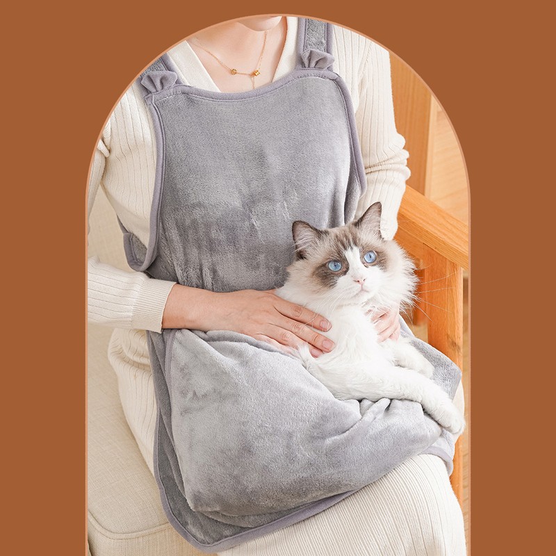 Cat Carrier Apron Soft Breathable Adjustable Cute Front Pet Sling