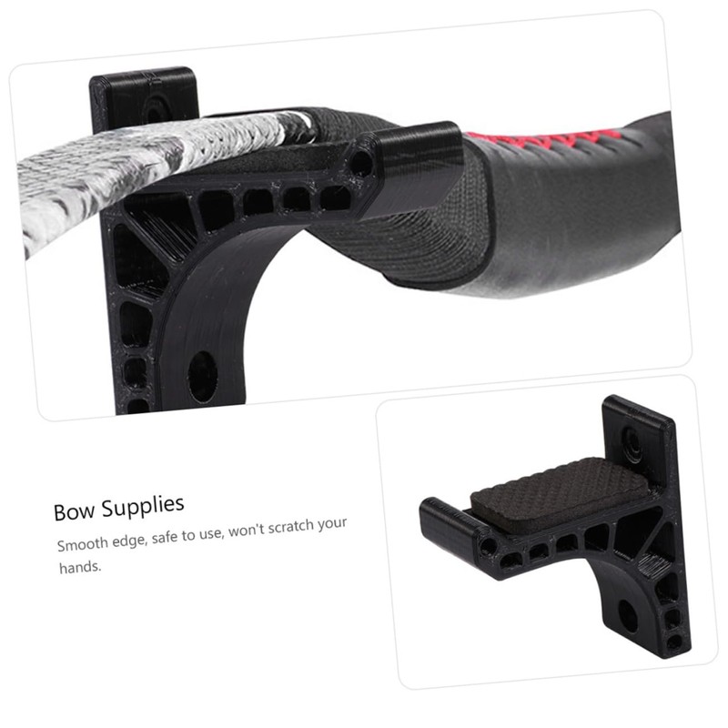Kisangel Bow Hanger Wall-Mounted Bow Rack Bow Stand Easy to