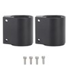 2pcs 1in High Temp Exhaust Clamp Aluminum Butt Joint Exhaust