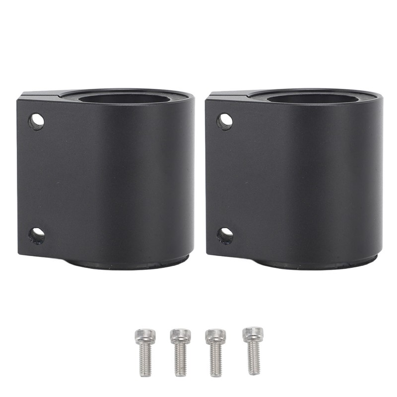 2pcs 1in High Temp Exhaust Clamp Aluminum Butt Joint Exhaust