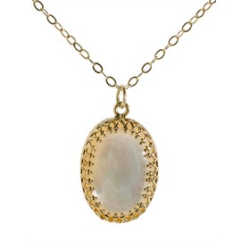 Long Chain Necklace Gold Seashell Pendant Jewelry