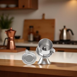 Opemg Set di 2 filtri da caffè vietnamiti in acciaio inox caffettiera a goccia infusione tazza di infusione teiera senza bisogno di carta gocciolamento filtro macchina per caffè elaborazione attraente