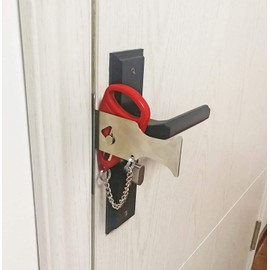 Portable Door Lock Compatible with Travel,AirBNB,School Lockdown Lock and Security Home Apartment Living Hotel Motel