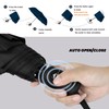SIEPASA Compact Travel Umbrella - Windproof Auto Open/Close, Small Folding