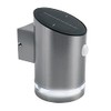 Luceco LED Solar Guardian Stainless Steel Wall Lantern with PIR