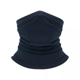 Unbranded Neck Gaiter Bandana Face Mask Sun UV Cooling Gator Mask Face Cover for Men Woman - Dark Blue