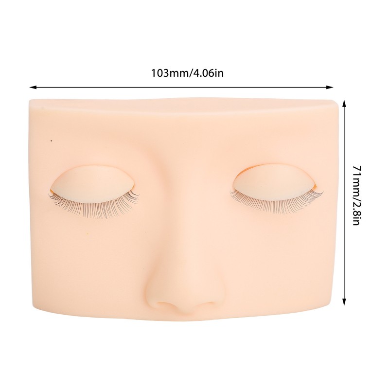 Eyelash Extension Mannequin Head Set Lash Extension Practice Face with