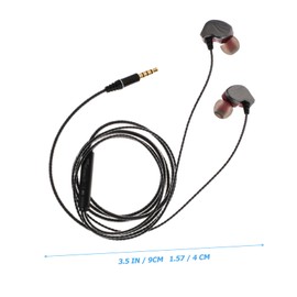 SHOWERORO Ear Wired Earphones with Subwoofer Bass Mic Type C Earbuds for Gaming Comfortable Fit for Phone Tablet Tangle Design Grey