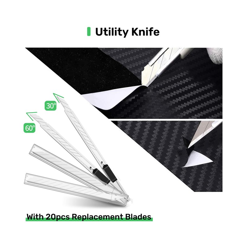 Zanch Vinyl Wrap Tool Kit,Complete Tools for Automotive Vinyl Wrap