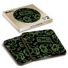 2 x Square Coasters - Gamer Controller Console Gaming Cork