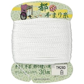 huzikkusu [City 手mari Thread] 30 m Col. White