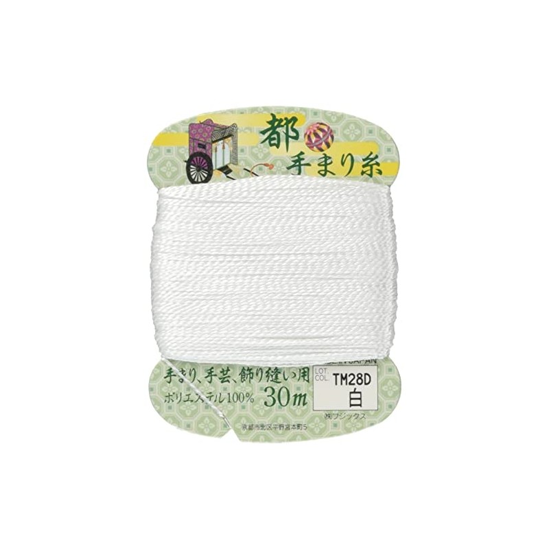huzikkusu [City 手mari Thread] 30 m Col. White