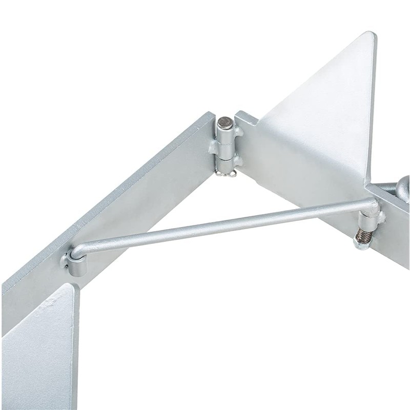 DorBuphan Boat Anchor 19 LBS, Hot-Dipped Galvanized Folding Box Anchor,