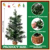 8 Packs Tabletop Mini Christmas Tree Small Christmas Tree Artificial