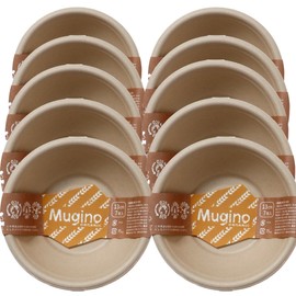 Shinwa MG-06 Paper Plates, Mugino Organic, Bowl, S, 5.1 inches (13 cm), Set of 70 (7P x 10 Sets)