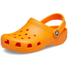Crocs Kids' Classic Clog , Orange Zing, 10 Toddler