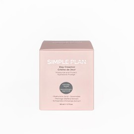 SIMPLE PLAN Crema de día hidratante diaria con ácido hialurónico y ceramidas, crema de día avanzada sin fragancia para pieles sensibles, ligera, no grasa para hombres y mujeres (1.7 fl oz)