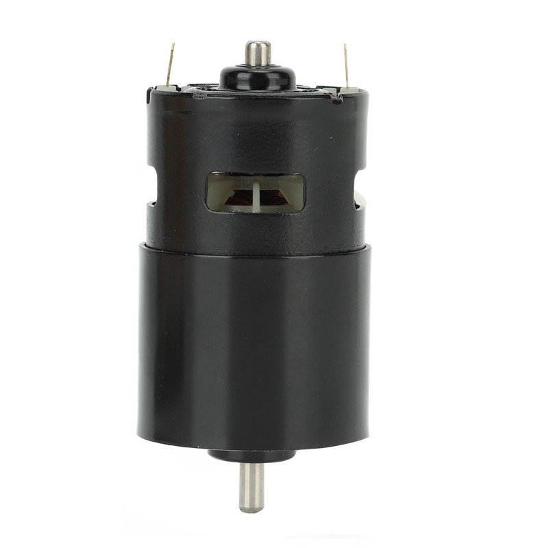 High Torsion DC Motor 12000RPM Round Shaft Fast Speed Red