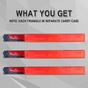 CARTMAN Foldable Warning Triangle Emergency Warning Triangle Reflector Safety Triangle