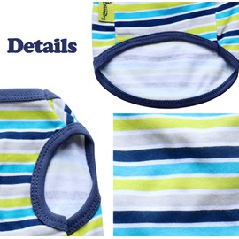 SVVOOD 4PCS Dog Clothes for Small Dogs Boy, Printed Puppy Clothes for Chihuahua Yorkies Bulldog Clothes for Medium Dogs Boy Jersey Summer Sweatshirt Vest Pet Outfits Dog Cats Shirt, XS