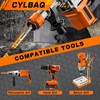 CYLBAQ Carbide Tips Drill Bit Set Hex Shank, 6PCS 160mm