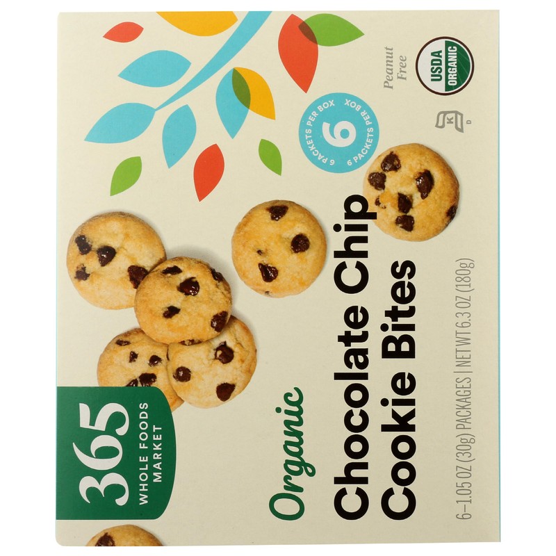 365 by Whole Foods Market, Organic Chocolate Chip Cookie Bites,