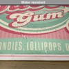 Lunarable 1950s Place Mats Set of 4, Bubble Gum Tasty