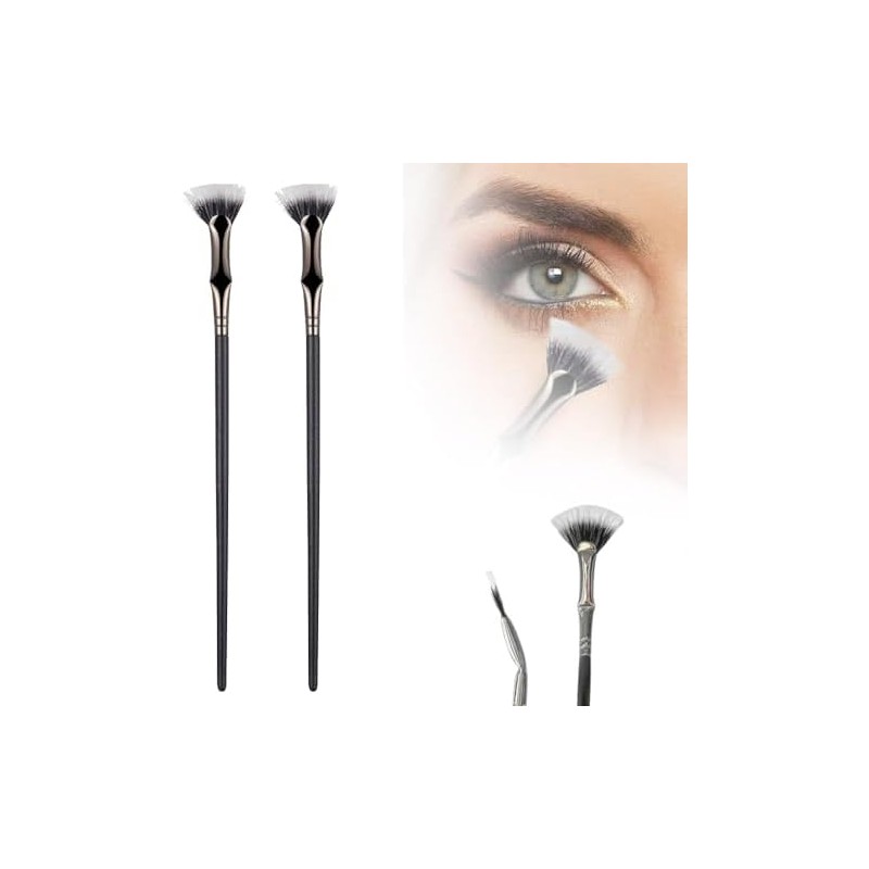 Folding Angle Scalloped Lash Brush, Cepillo de Pestañas en Forma