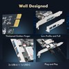 Binardat PCIE to USB 3.0 Expansion Card, 2 USB Type-A