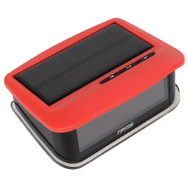 OCPTY Tire Pressure Monitoring System, Wireless TPMS Tire Pressure Monitor System 0-198psi 433MHZ Red RV TPMS with 6 sensors, LCD Display, Auto Sleep Mode,Easy to Install