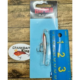 Rapala NOS Discontinued Rapala Flat Jig 04 FS 9/16 oz. 1.5 inch Livescope Ice Jig