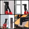 HAUTMEC Heavy Duty Rivet Gun,Pop Rivet Gun with 4 Interchangeable