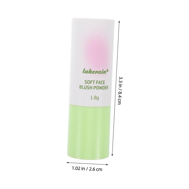 Ipetboom Matte Blush Stick Natural Moisturizing Sponge Tip for Cheeks