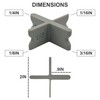 Deck Spacer Tool 4-in-1 – 1/16", 1/8", 3/16", 1/4" Deck